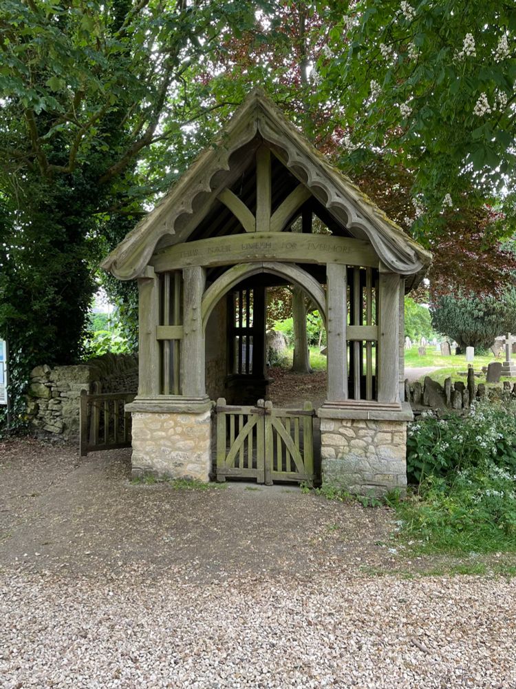War memorial lychgate. St. Olave’s Church, Fritwell, Oxfordshire.