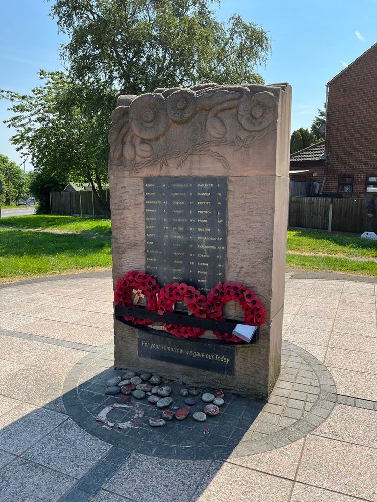 Ellistown war memorial.