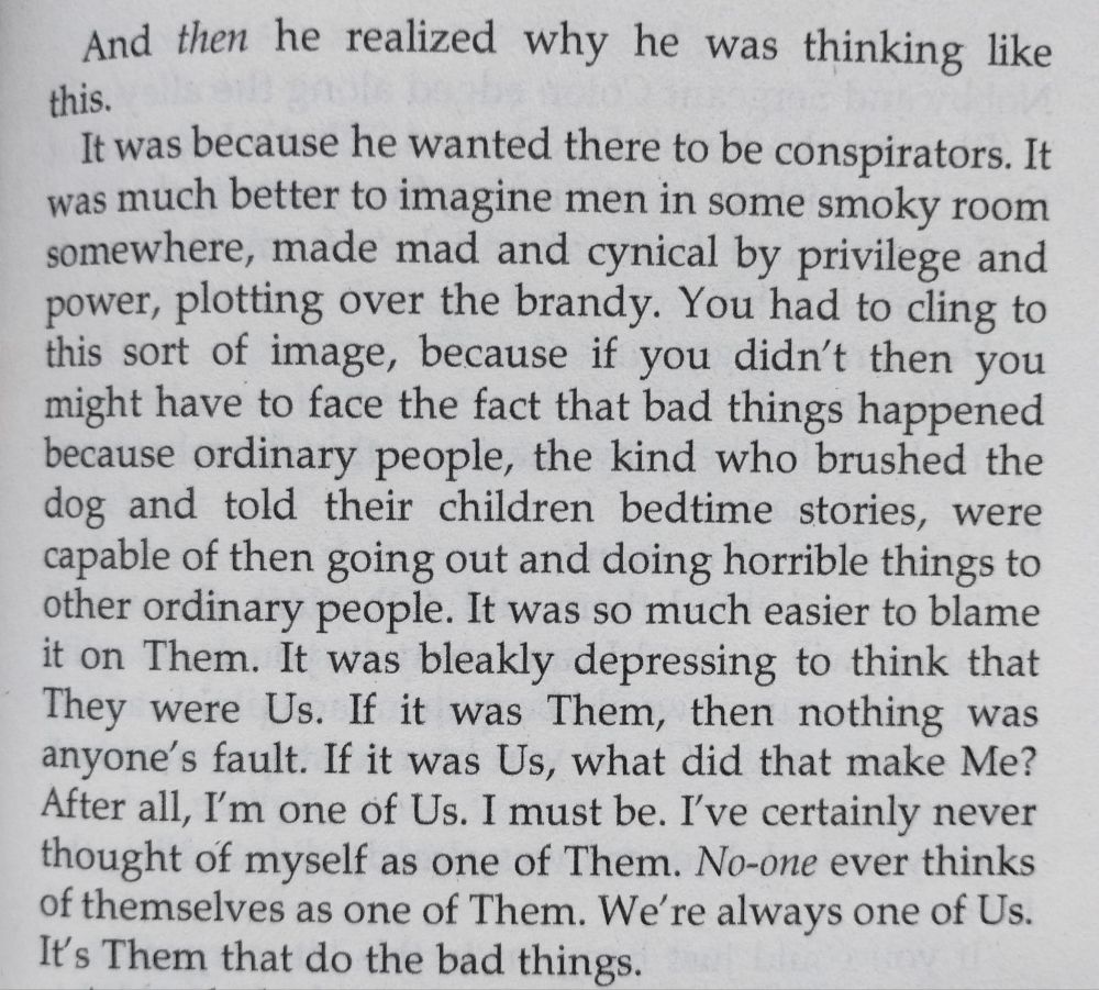 Extract from a book suggesting the people who commit atrocities are not ‘them’ but ‘us’
