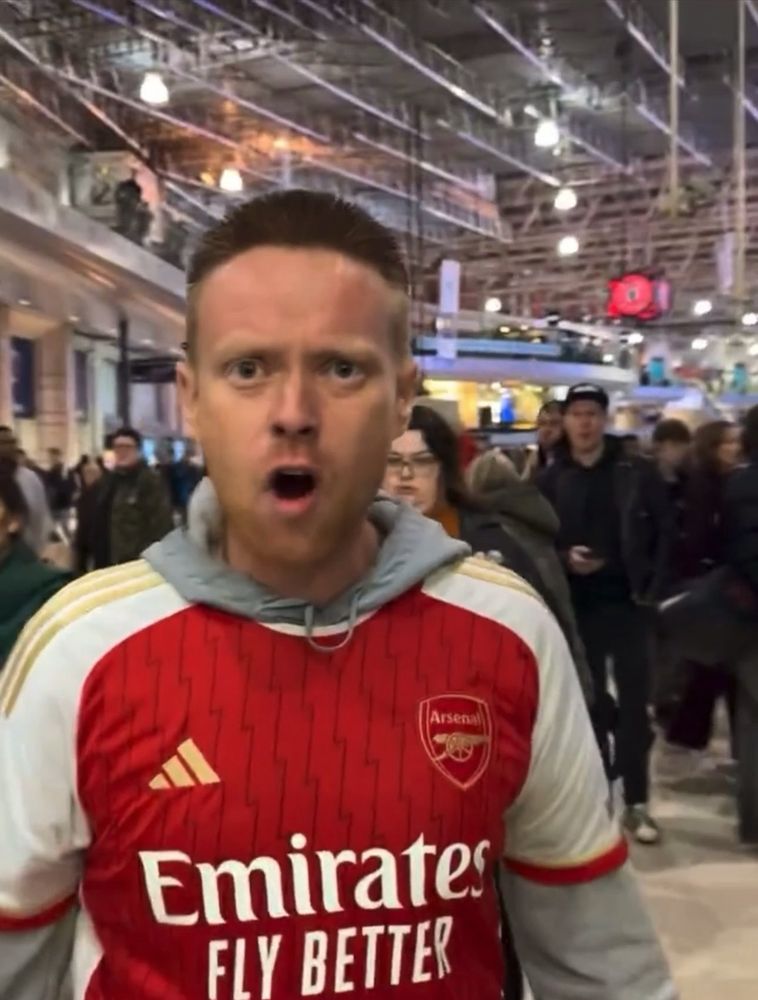 Nazi thug causing trouble at Waterloo