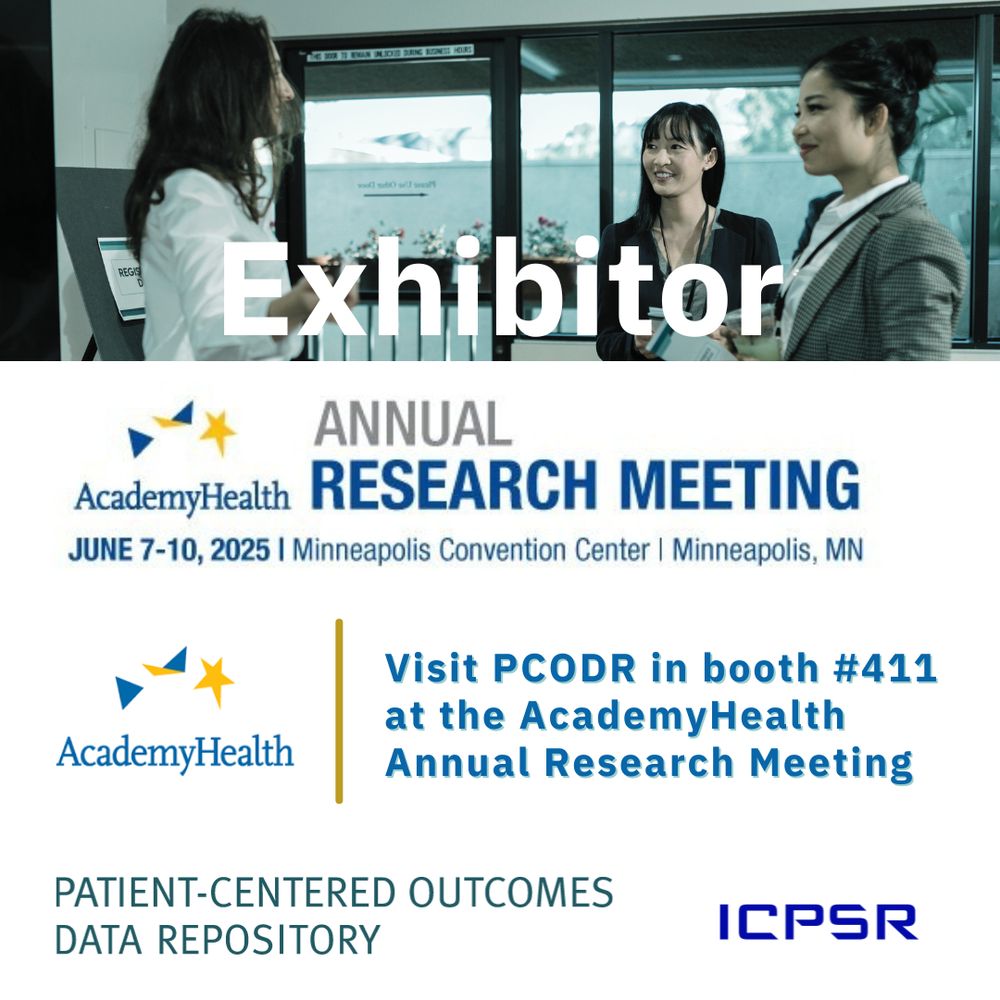 Promo image for the PCODR exhibit booth at the ARM 2025 conference in Minneapolis, June 7-10.