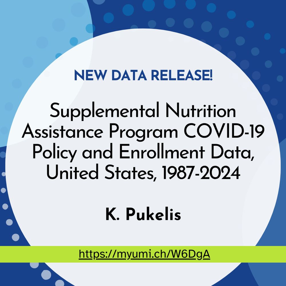 Infographic about a new data release in the COVID measures archive on SNAP utilization during COVID-19