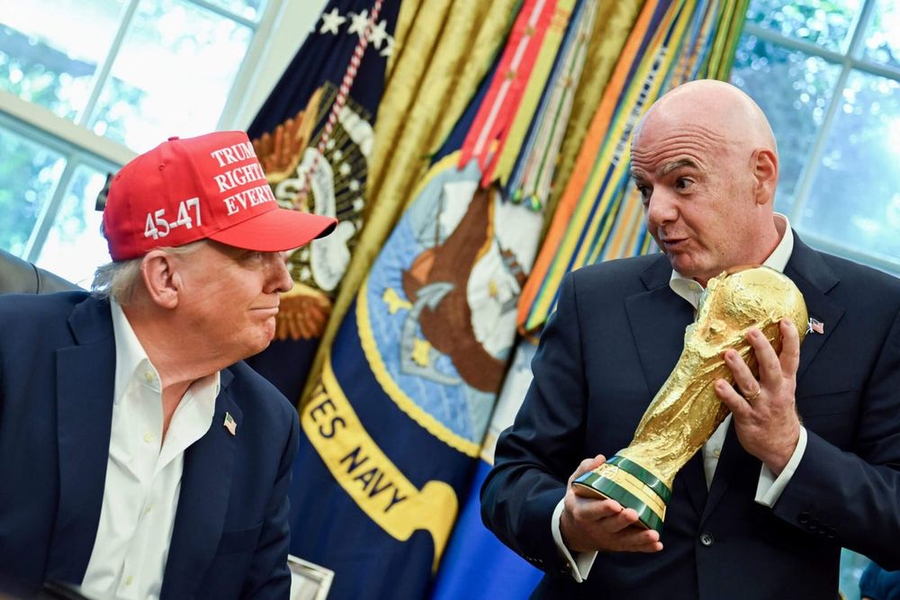 The venue was suggested by Trump's administration, and Infantino fell into line, despite numerous FIFA officials preferring Las Vegas.