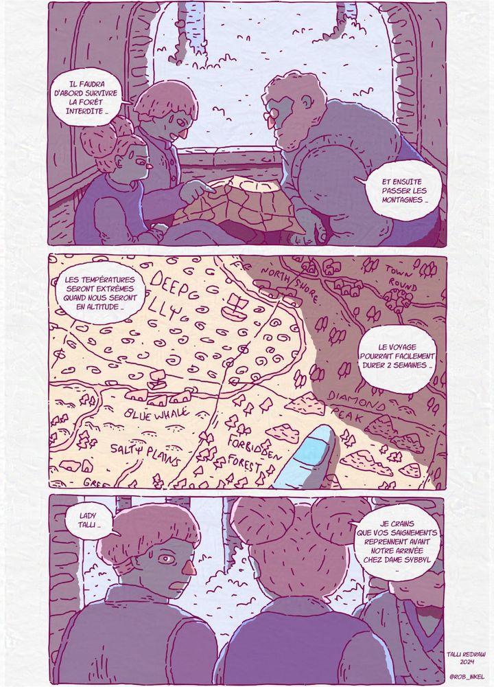 Redraw of Talli, Daughter of the Moon. P.161 
Comics created by Sourya Sihachakr.