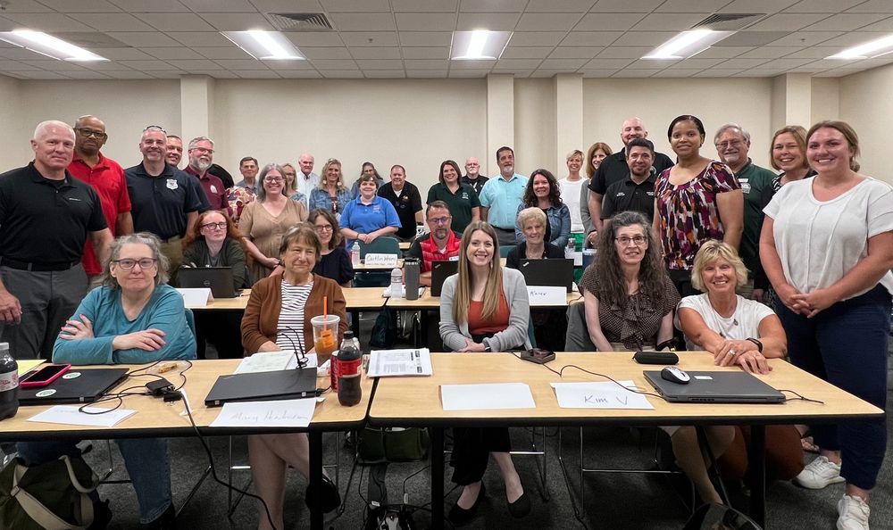 group of HCC employees in classroom
