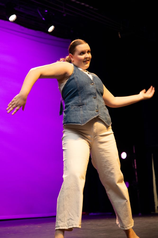 HCC dance students on stage