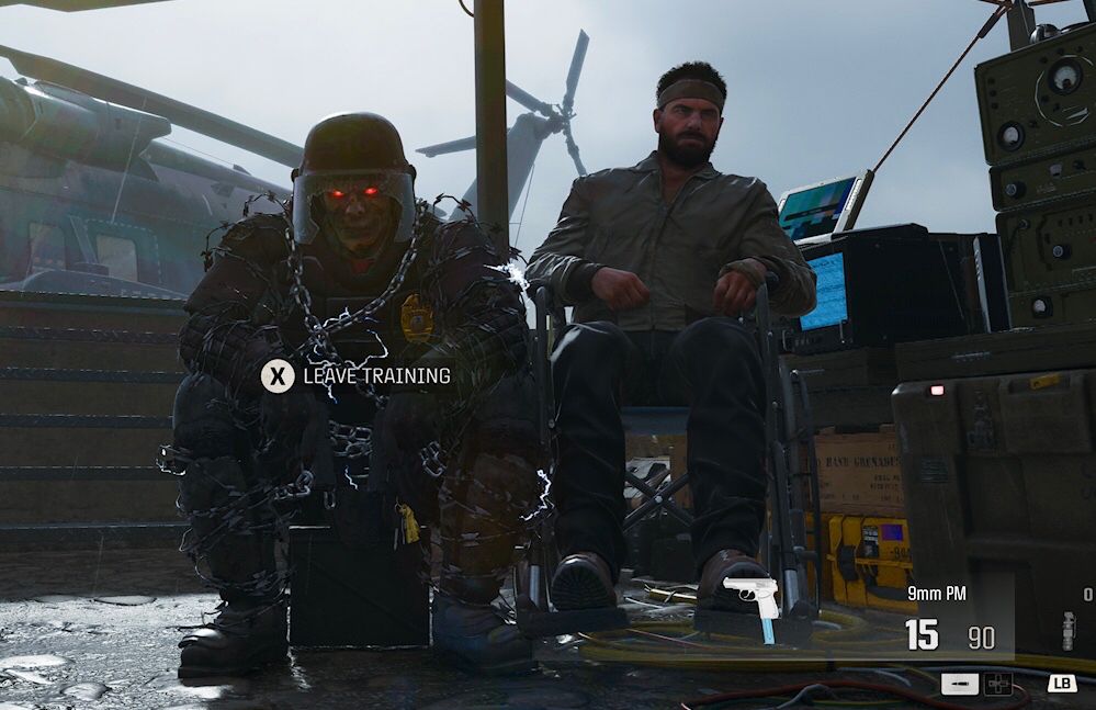 The nightmare and woods sitting
