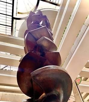 Iconic hro abstract statue. 