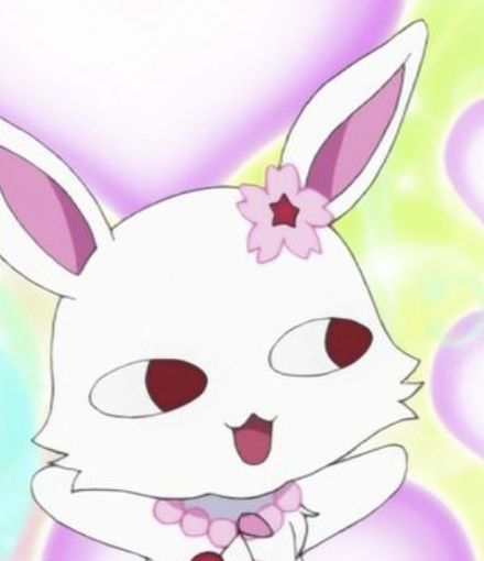 Ruby from the Jewelpet anime series By Sanrio and Sega Toys making a funny face expression