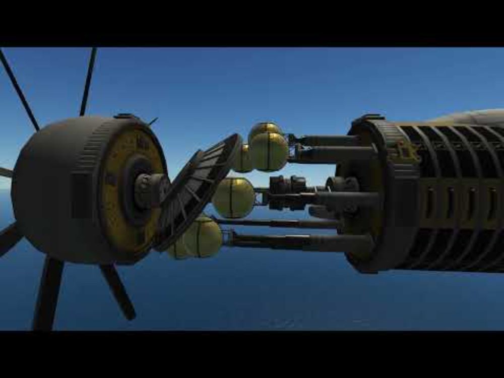 Kerbal Space Program slow motion piston engine
