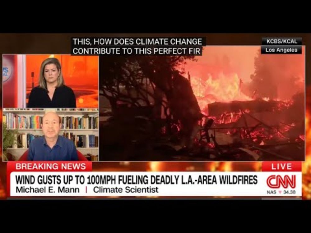 Michael Mann on CNN with Brianna Keilar on Climate Change & Current So. Cal Wildfires (JAN 8 2025)