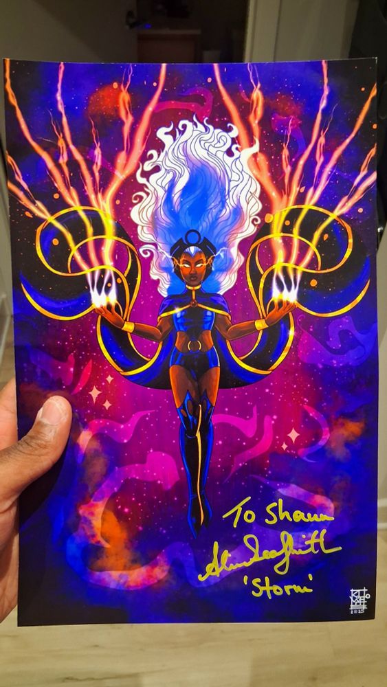 "The Storm of Lifedeath" art print signed by Alison Sealy-Smith