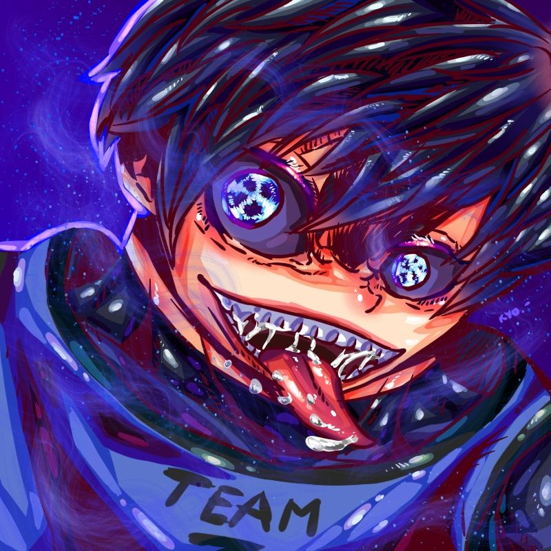 Blue lock anime  animeart fanart digital art isagai yoichi