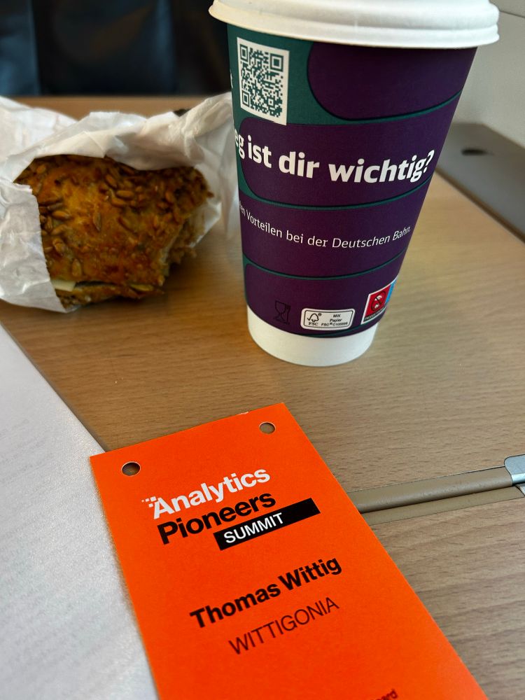 Ticket to Analytics Pioneers Event.