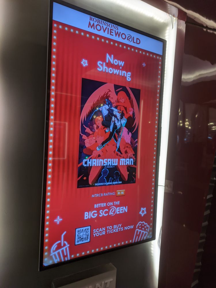 Chainsaw man movie poster