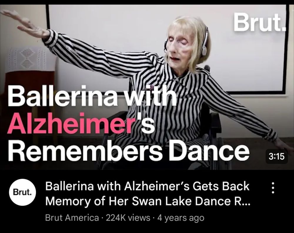 Ballerina With Alzheimer’s Gets Back Memory of Her Swan Lake Dance