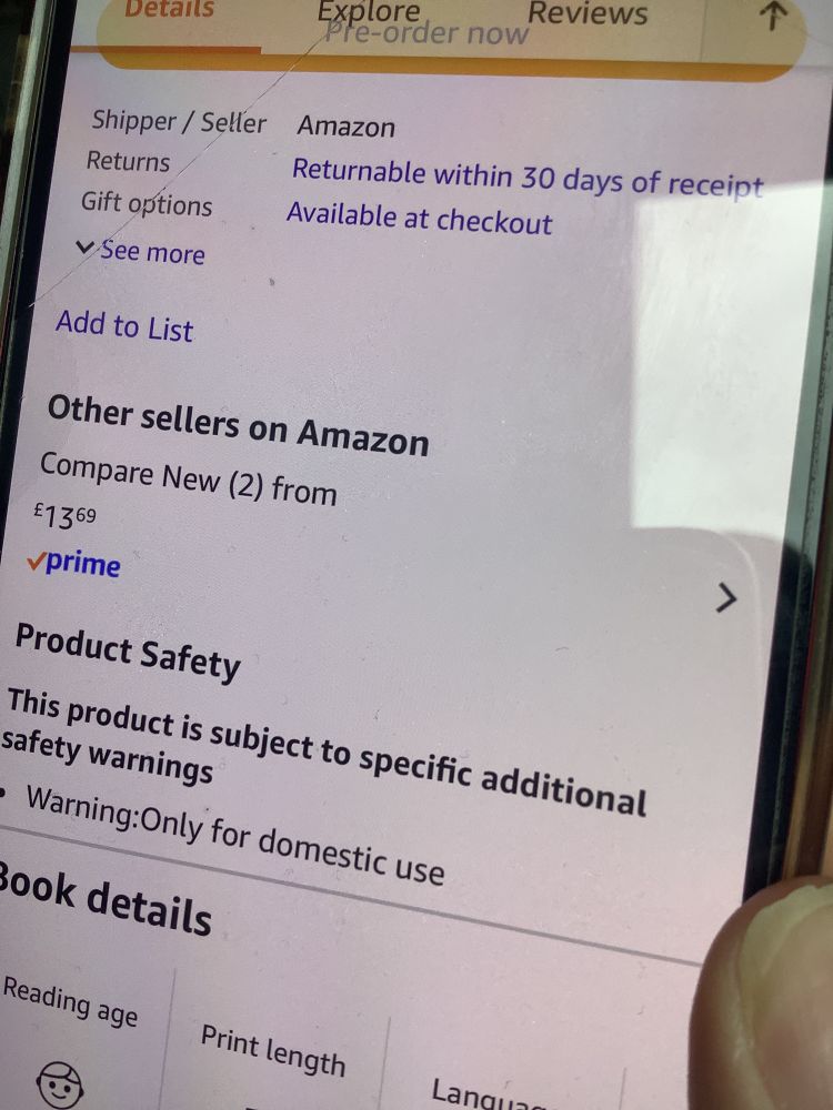 Amazon page for GBG26.