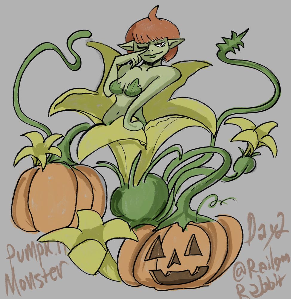 A pumpkin alraune