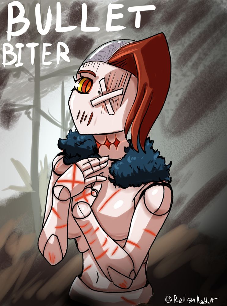 Fanart for Bullet Biter in the Erohorror Jam