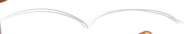 a wide m-shaped line that looks like huge bazonga pecs jutting out