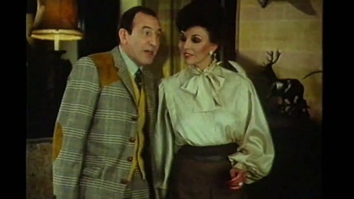 Joan Collins in Cinzano advert with Leonard Rossiter