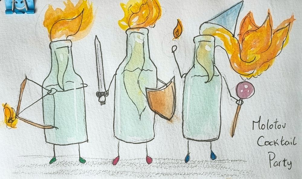 Prompt: Molotov Cocktail (rpg) Party