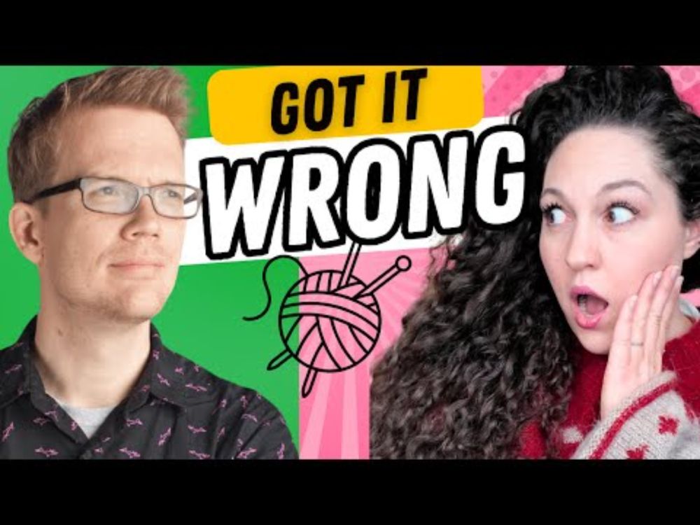 Did Hank Green Just Mansplain Knitting?