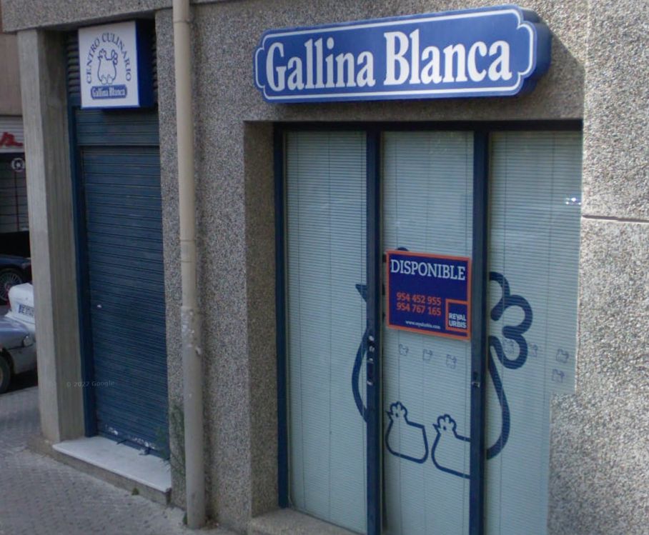 Foto de google street view (2008) de un Centro Culinario Gallina Blanca