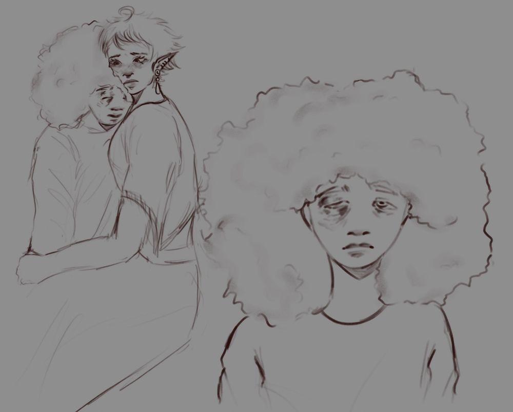 Baby Avery and Florenza (mother is mothering) 