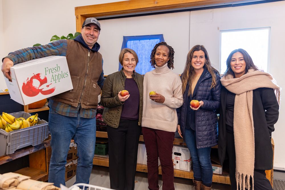 Governor Healey at Gardening the Community. 