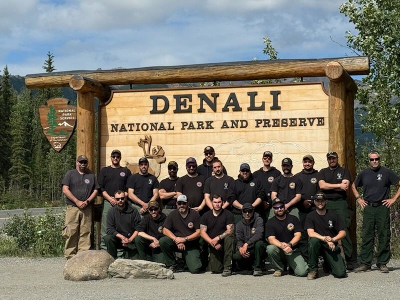 State firefighters in Alaska.