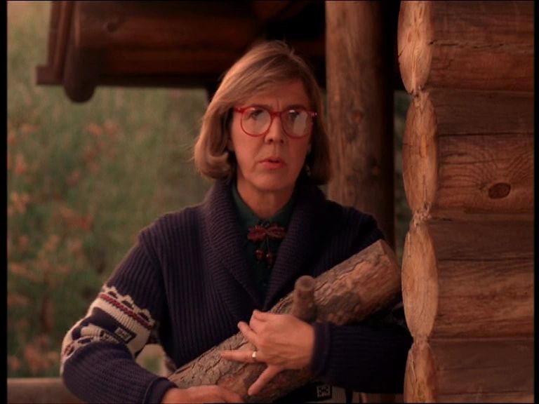 The Log Lady from Twin Peaks