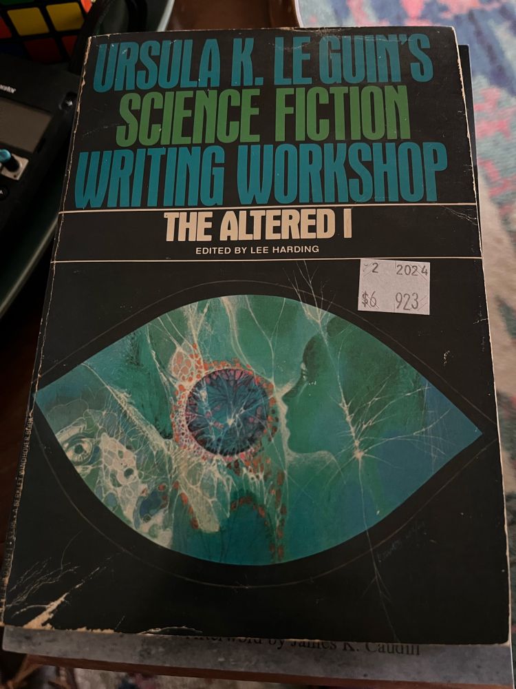 Photo of Ursula K. Le Guin’s Science Fiction Writing Workshop, The Altered 1. 