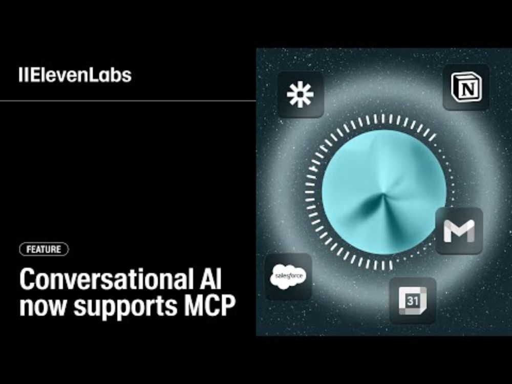 ElevenLabs Conversational AI now support MCP
