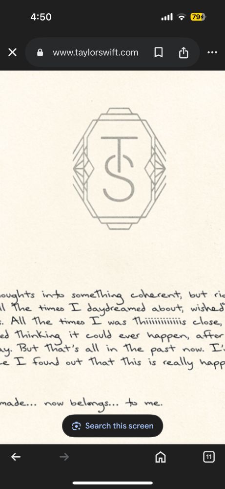 screen shot from Taylor’s website 