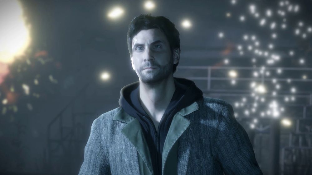 Alan Wake from Alan Wake remastered. He’s wearing a tweed blazer, an army surplus jacket AND a hoodie