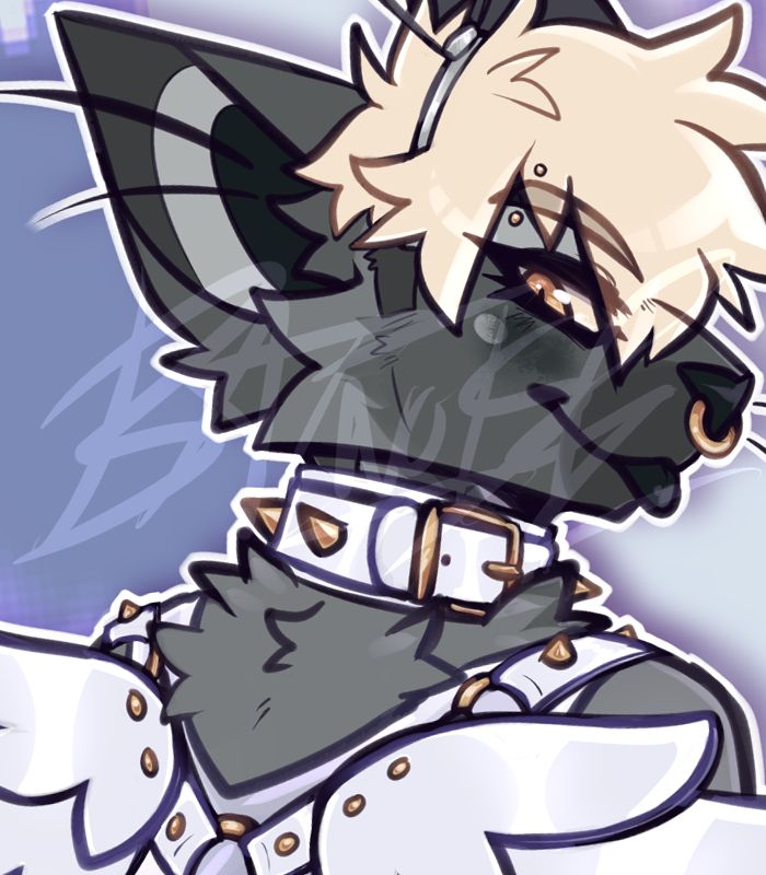 a close up of the previous image, cropped from the shoulders up, to show off details of the colors and joshua's expression.
