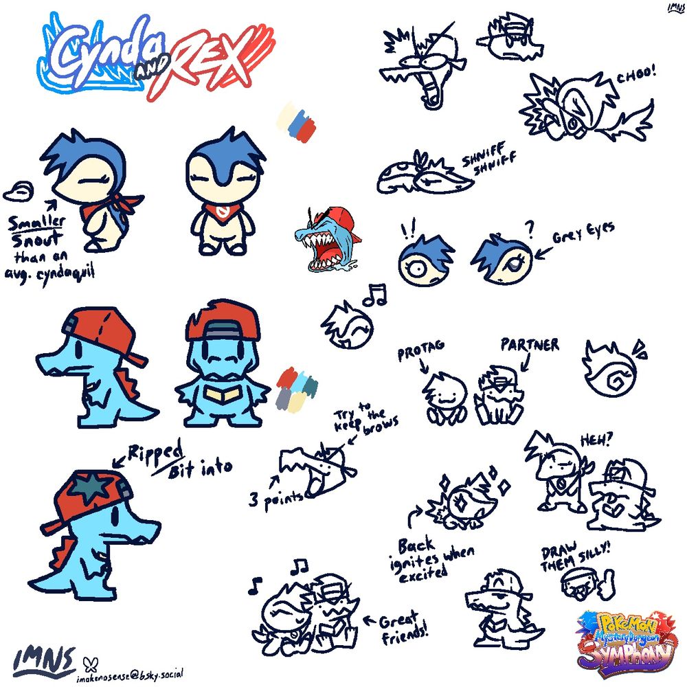Cynda and Rex ref sheet