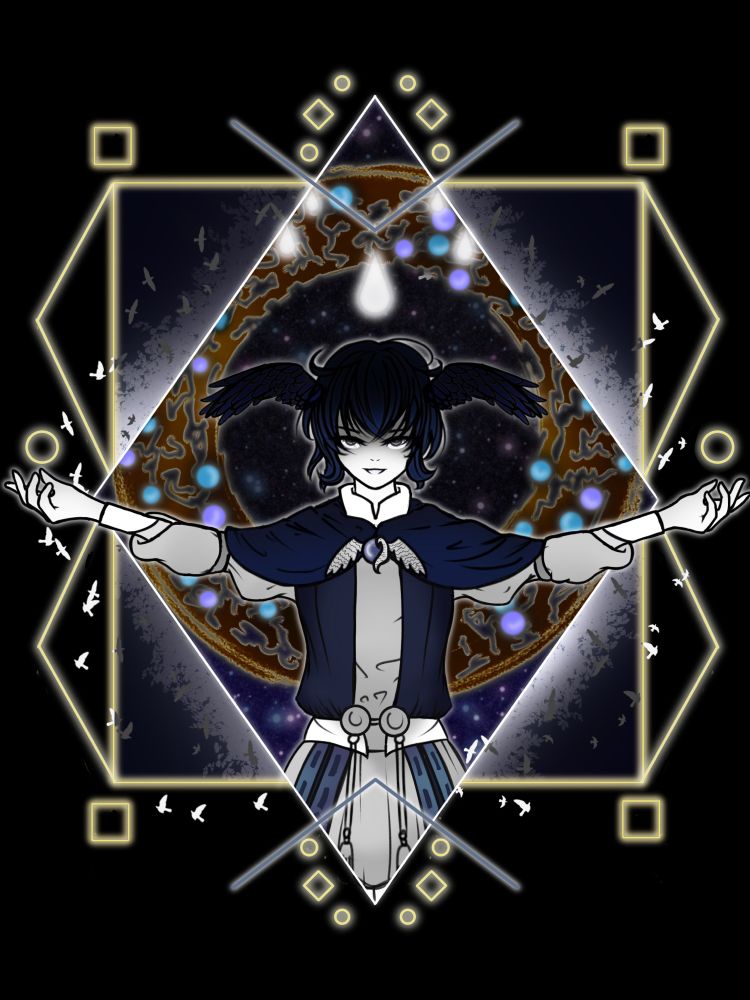 fanart of Meteion, a character in Final Fantasy XIV's expansion Endwalker