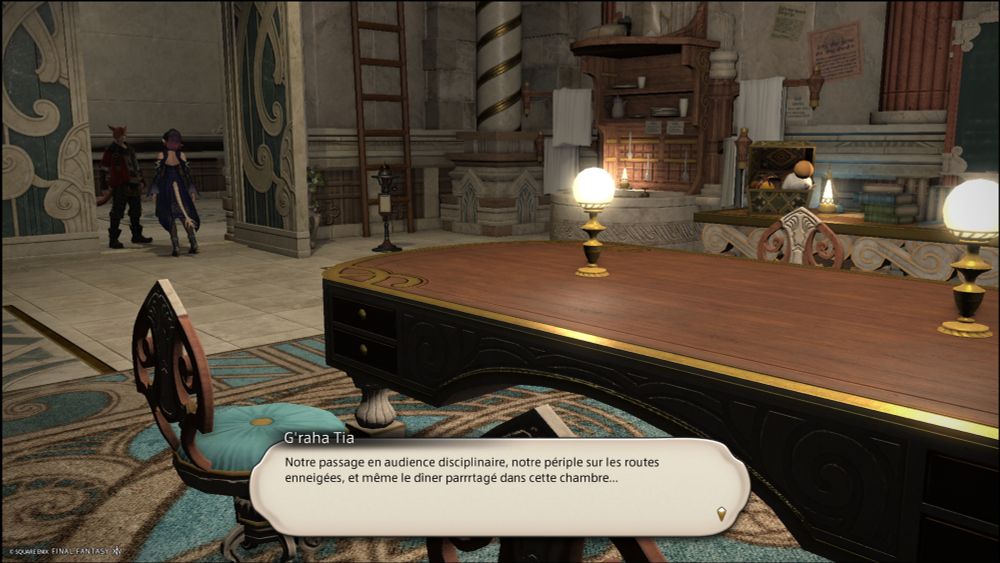 Notre passage en audience disciplinaire, notre périple sur les routes enneigées, et même le dîner parrrtahé dans cette chambre...
(“The disciplinary hearing we had to go through, our journey along snowy roads, and even the meal we shared in this room…”)