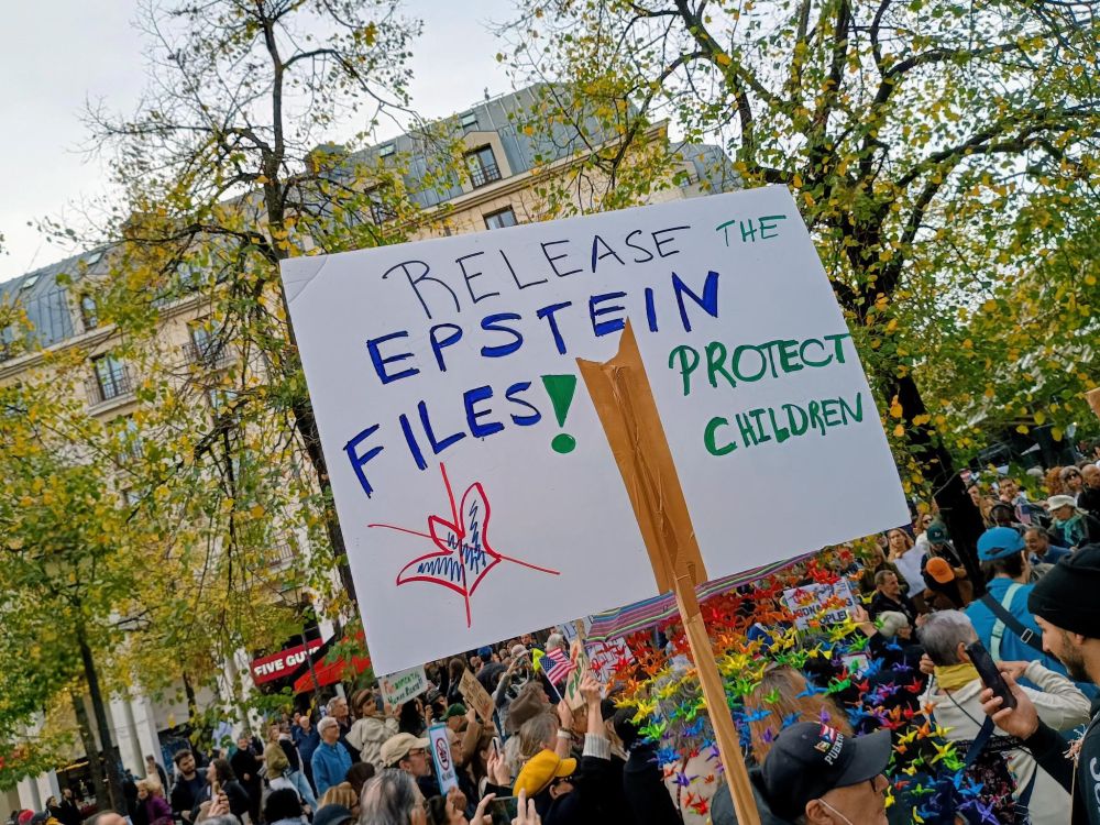 LGBT+ inclusion, DEI and anti-fascist protest at the No Kings event in Paris, France on Saturday 18th October, 2025