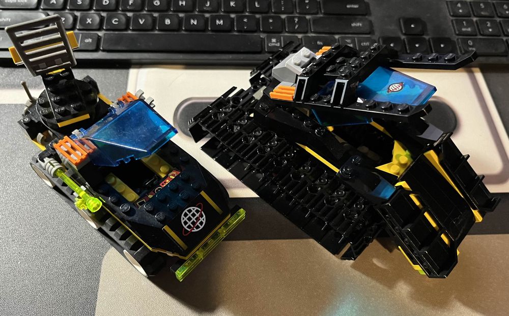 Top view of Flex's ATV and its upgrade. Code name Taurus, the improved ATV is like an unstoppable tank. It has more than twice the hull of the original and cab space. So, if a fellow Alpha Team member needs to be picked up safely, it's the vehicle of choice. From the side, it looks like a bull, so... Kinda Mad Max-y.