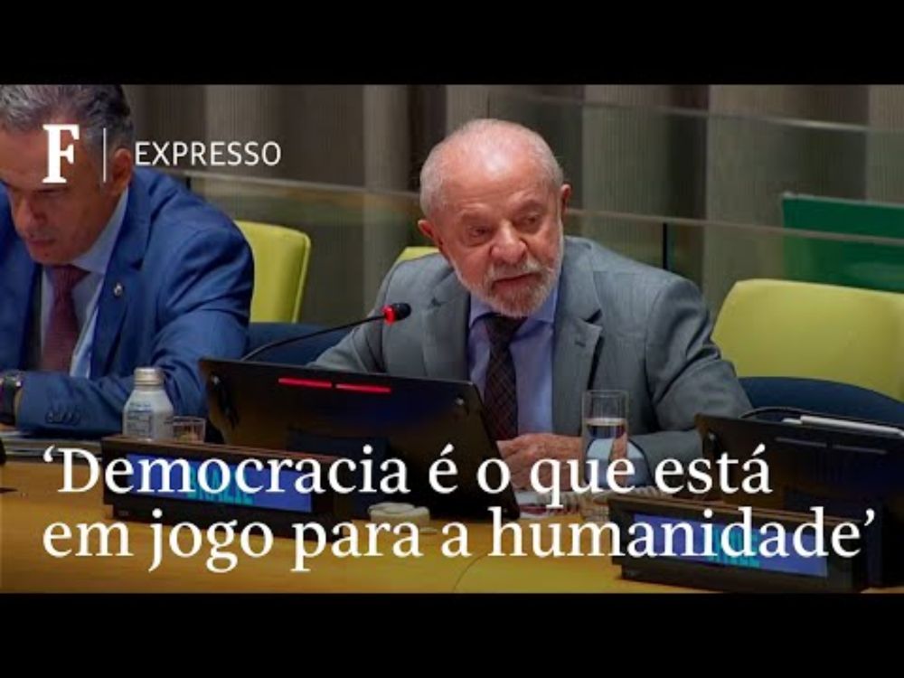 Democracia é o que está em jogo para a humanidade, diz Lula em NY