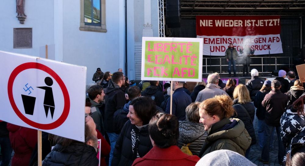 In Bildern: Die Demo gegen Rechts in Schwäbisch Gmünd