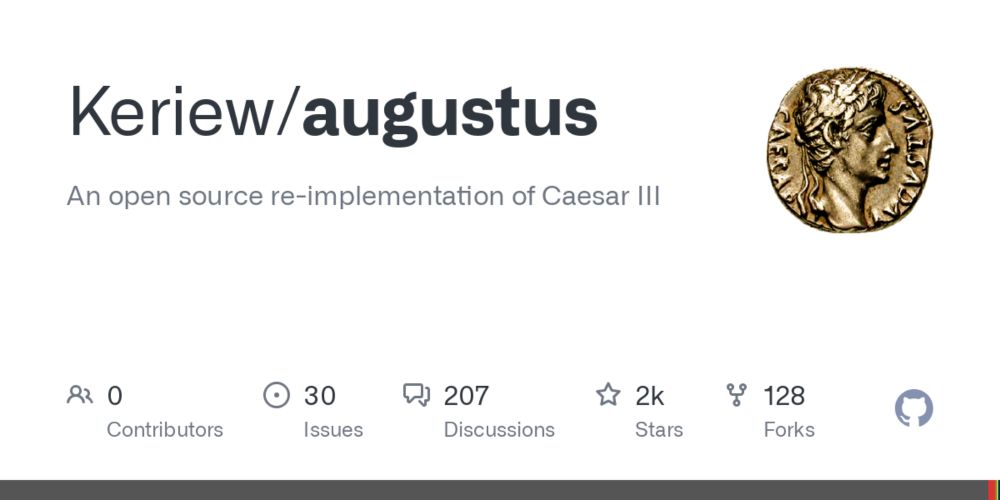An open source re-implementation of Caesar III. Contribute to Keriew/augustus development by creating an account on GitHub.