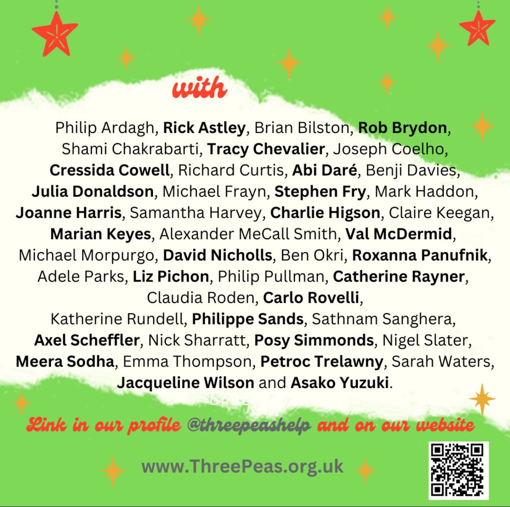 List of authors who wrote first lines for our auction. Ends tonight from 6pm!