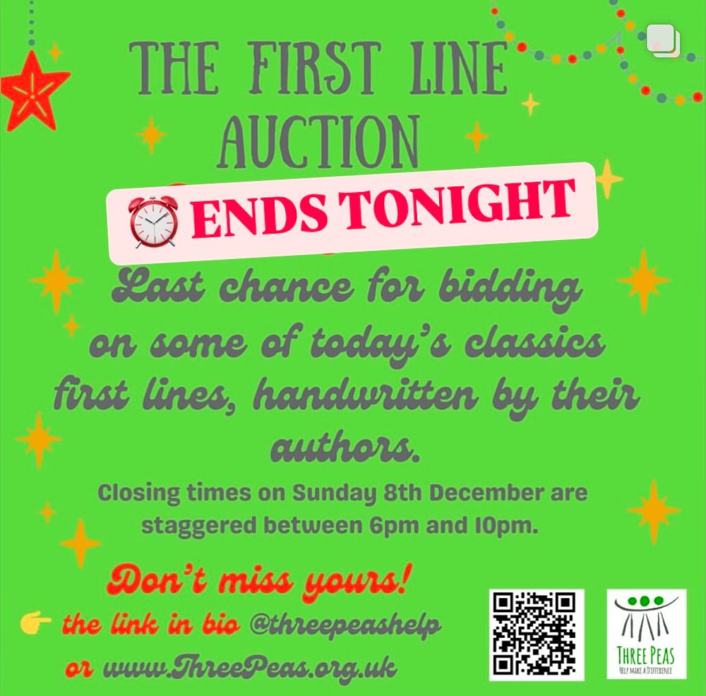 End of first line auction tonight from 6pm!