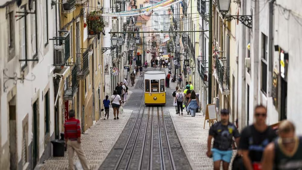 The Bica funicular in Lisbon, September 3, 2025. 