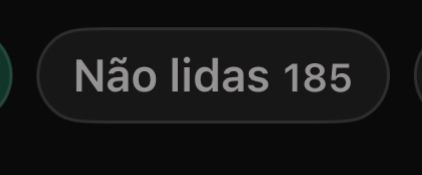 print do whatsapp: Não lidas 185