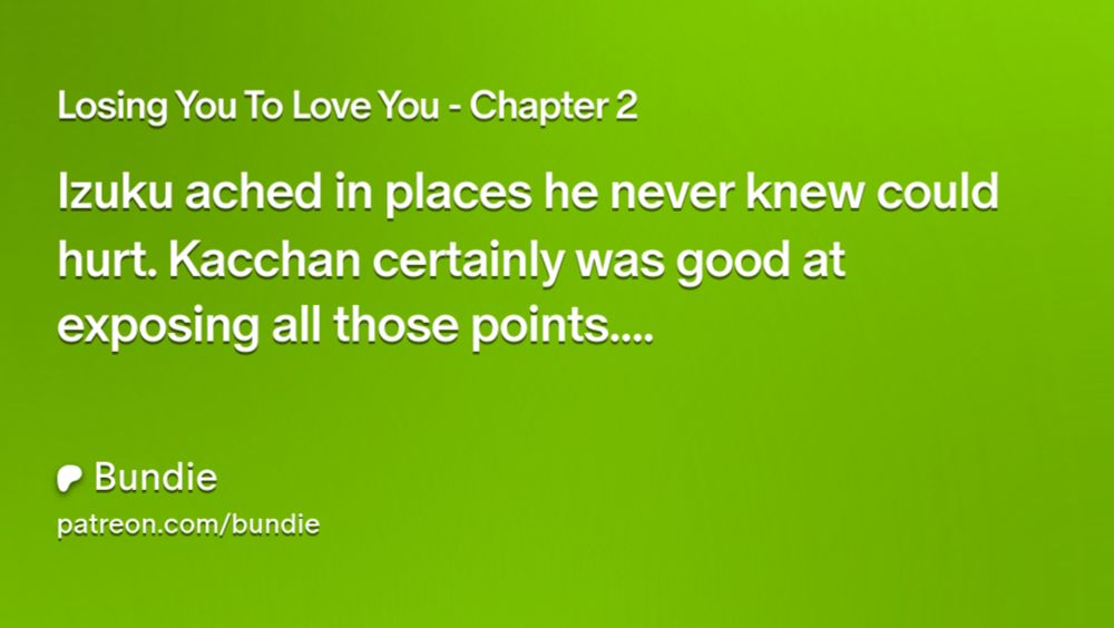 Losing You To Love You - Chapter 2 | Bundie